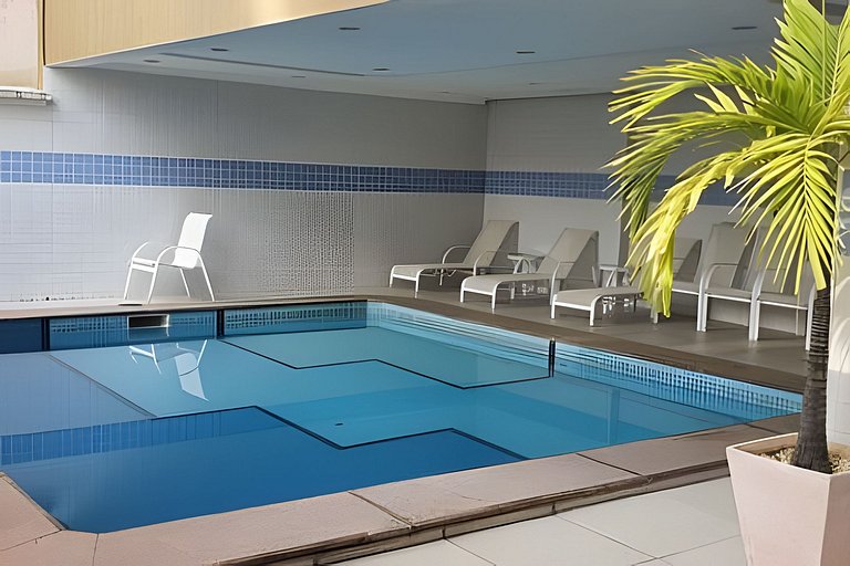 Ipanema Flat 2 qtos gar. serv. piscina fte metrô
