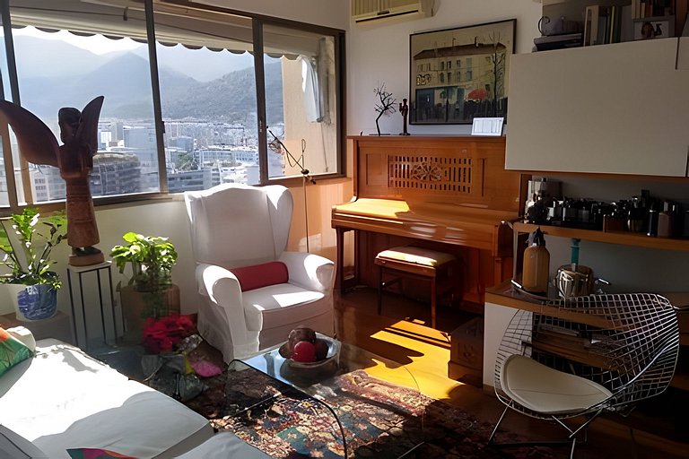 Lindo 2 quartos no Leblon com vista para o verde
