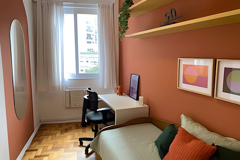 Baixo Leblon Charmoso 2 quartos  Lazer/home office