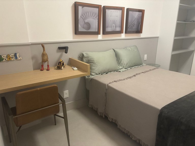 2Q Moderno no Leblon, 6 pax, Localização imbatível