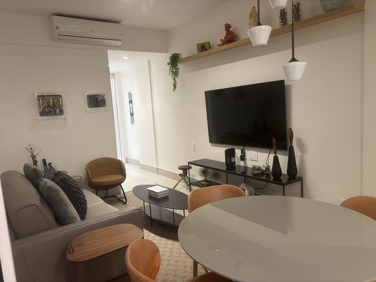 2Q Moderno no Leblon, 6 pax, Localização imbatível