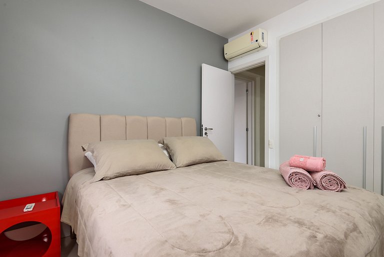 Leblon Design | 2 Quartos | 100m Praia | 6 pax