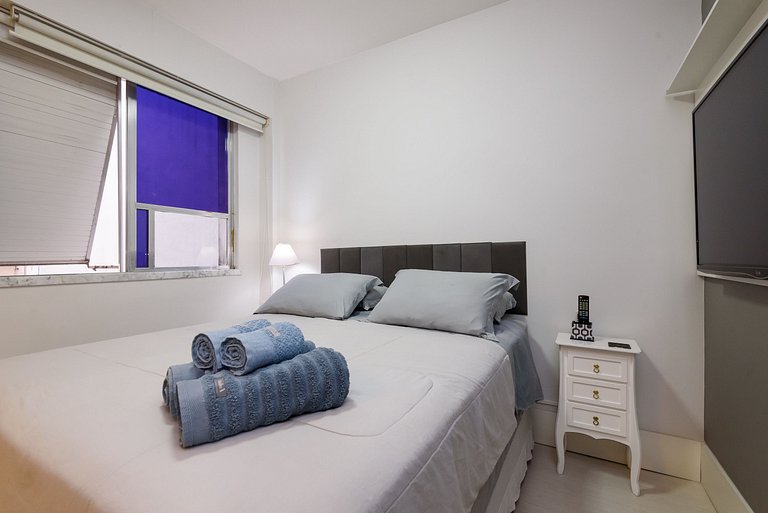 Leblon Design | 2 Quartos | 100m Praia | 6 pax