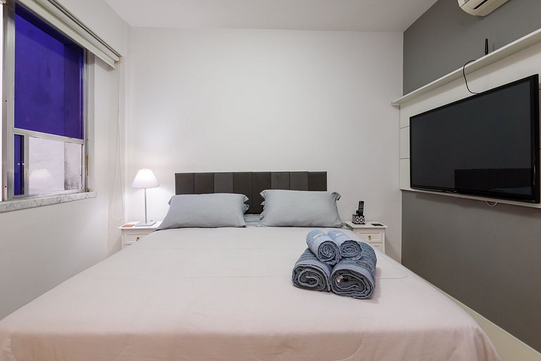 Leblon Design | 2 Quartos | 100m Praia | 6 pax