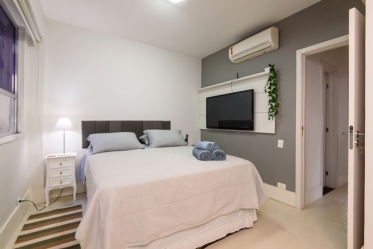 Leblon Design | 2 Quartos | 100m Praia | 6 pax