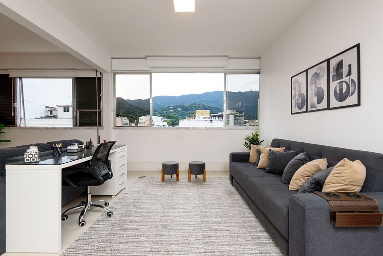 Leblon Design | 2 Quartos | 100m Praia | 6 pax