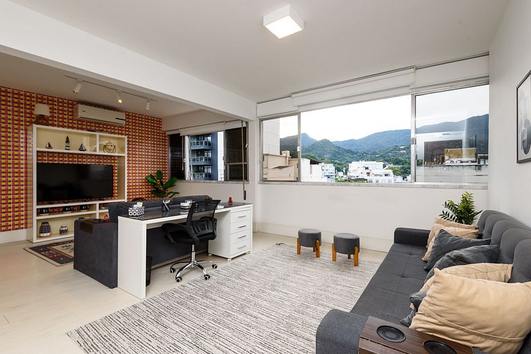Leblon Design | 2 Quartos | 100m Praia | 6 pax
