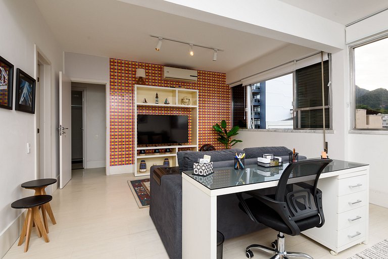 Leblon Design | 2 Quartos | 100m Praia | 6 pax