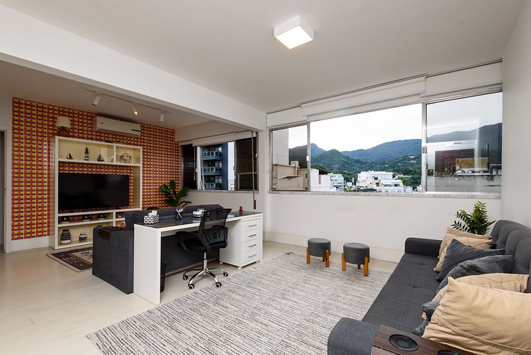 Leblon Design | 2 Quartos | 100m Praia | 6 pax
