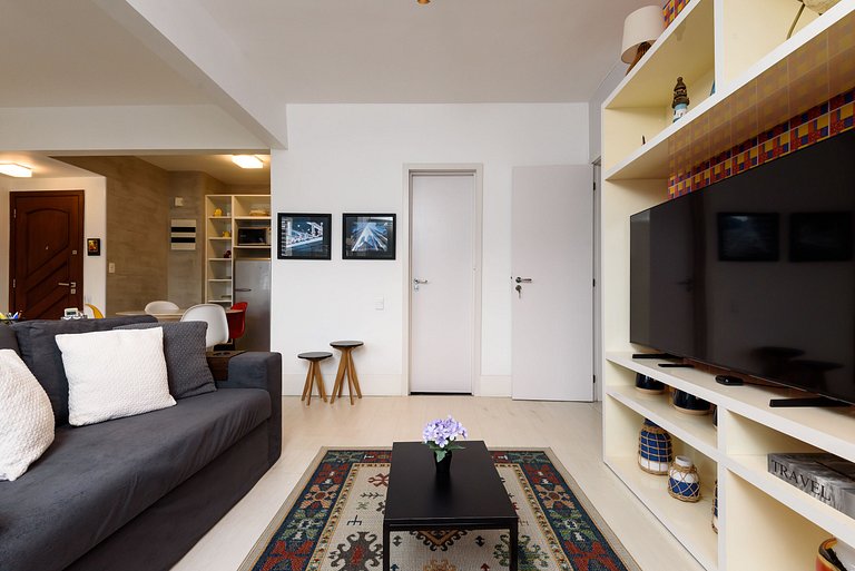 Leblon Design | 2 Quartos | 100m Praia | 6 pax