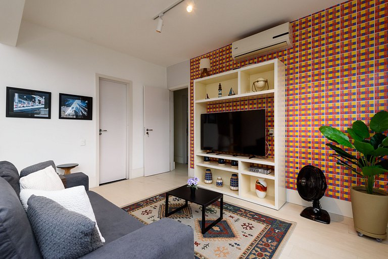 Leblon Design | 2 Quartos | 100m Praia | 6 pax