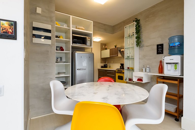Leblon Design | 2 Quartos | 100m Praia | 6 pax