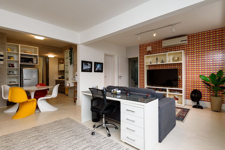 Leblon Design | 2 Quartos | 100m Praia | 6 pax