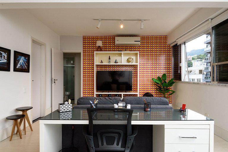 Leblon Design | 2 Quartos | 100m Praia | 6 pax