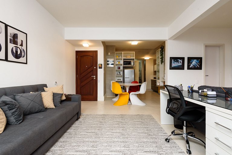 Leblon Design | 2 Quartos | 100m Praia | 6 pax