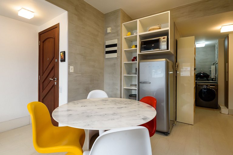 Leblon Design | 2 Quartos | 100m Praia | 6 pax