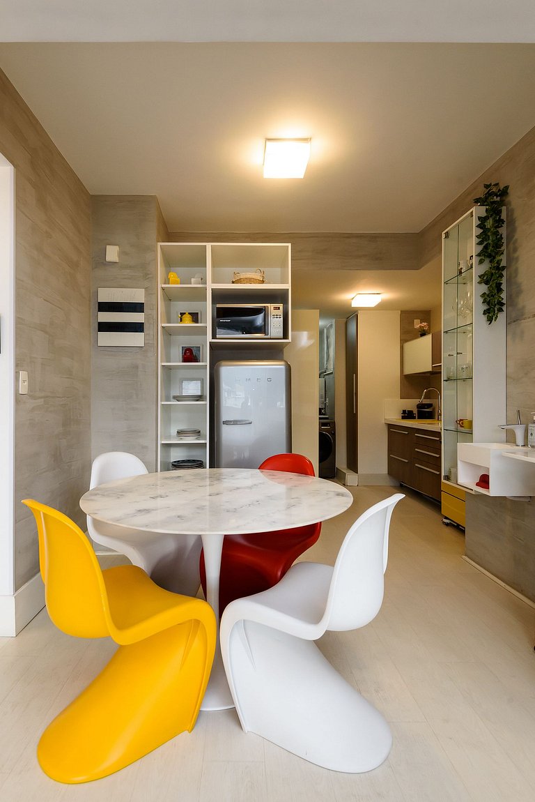 Leblon Design | 2 Quartos | 100m Praia | 6 pax